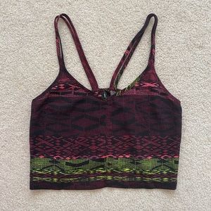 Black and neon printed urban outfitters tank top